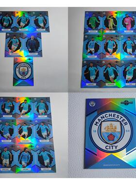 正版DAKA联名曼城哈兰德德布劳内全队限量足球球星卡体育周边礼物