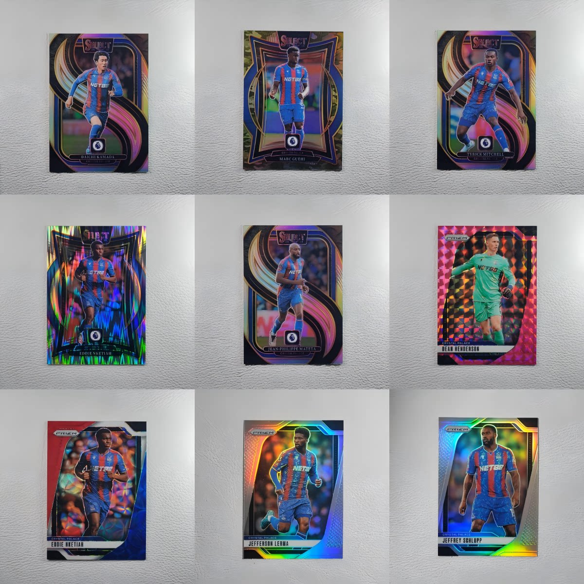 Panini Prizm select 水晶宫 Crystal Palace 马特塔 折射 球星卡 - 实物图