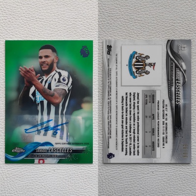 Topps 2019 英超Chrome元年 纽卡斯尔 拉塞尔斯 LASCELLES 签名