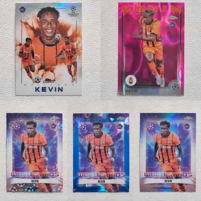 Topps Chrome 顿涅斯克矿工 富勒姆 凯文 新秀RC 球星卡