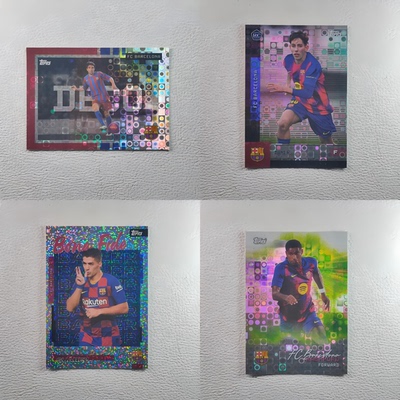 2026 Topps 巴塞罗那 苏亚雷斯 拉什福德 德科 折射 球星卡