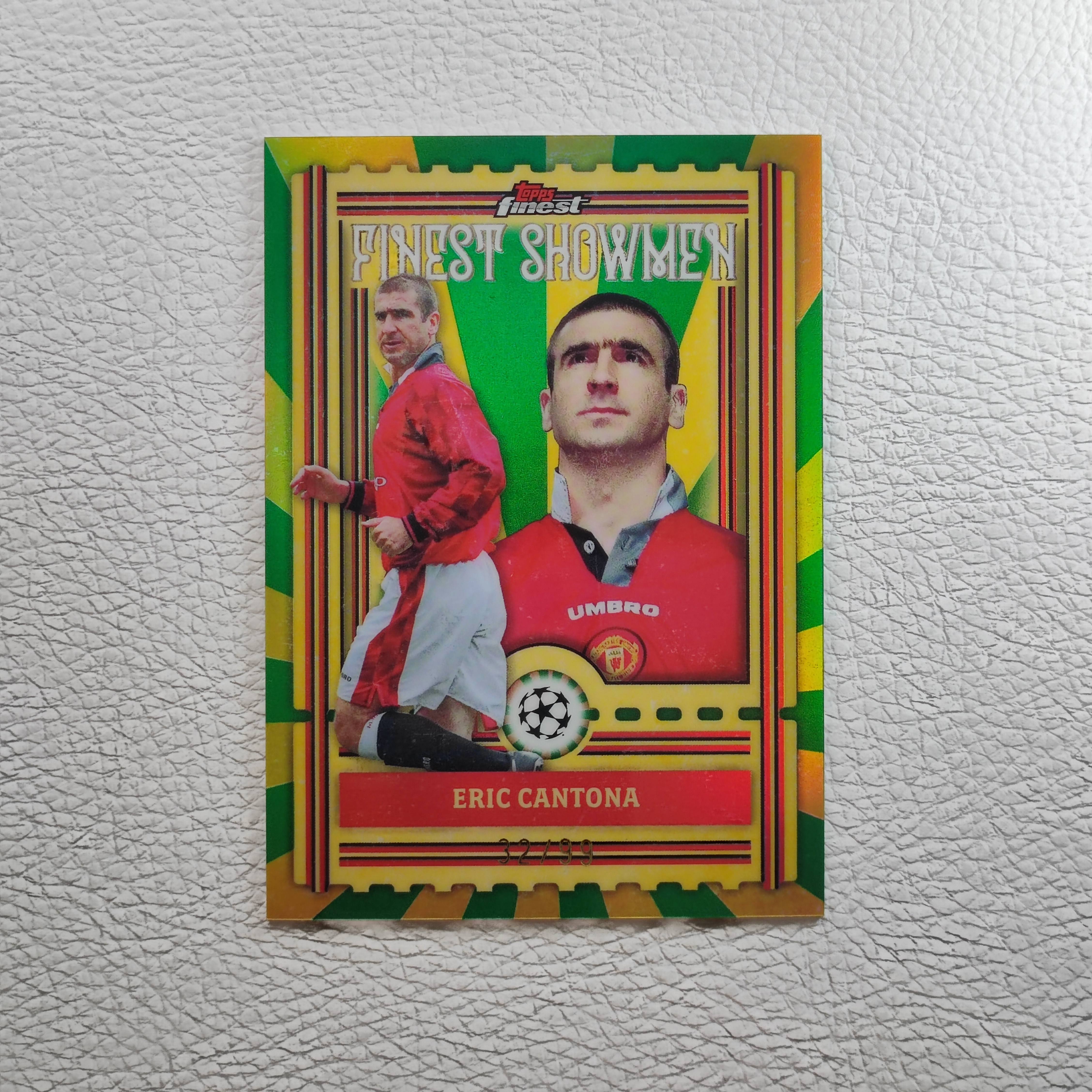 Topps 曼联 坎通纳 限量 折射 球星卡 周边 礼物