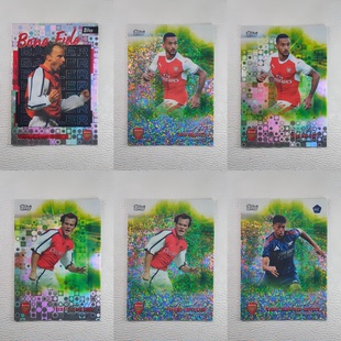 Topps Team Arsenal 阿森纳 永贝里 博格坎普 沃尔科特 球星卡