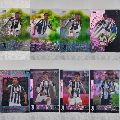 2026 Topps 尤文图斯 Team 坎比亚索 赞布罗塔 等人 折射 球星卡