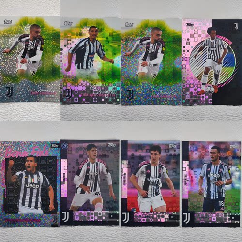 2026 Topps 尤文图斯 Team 坎比亚索 赞布罗塔 等人 折射 球星卡