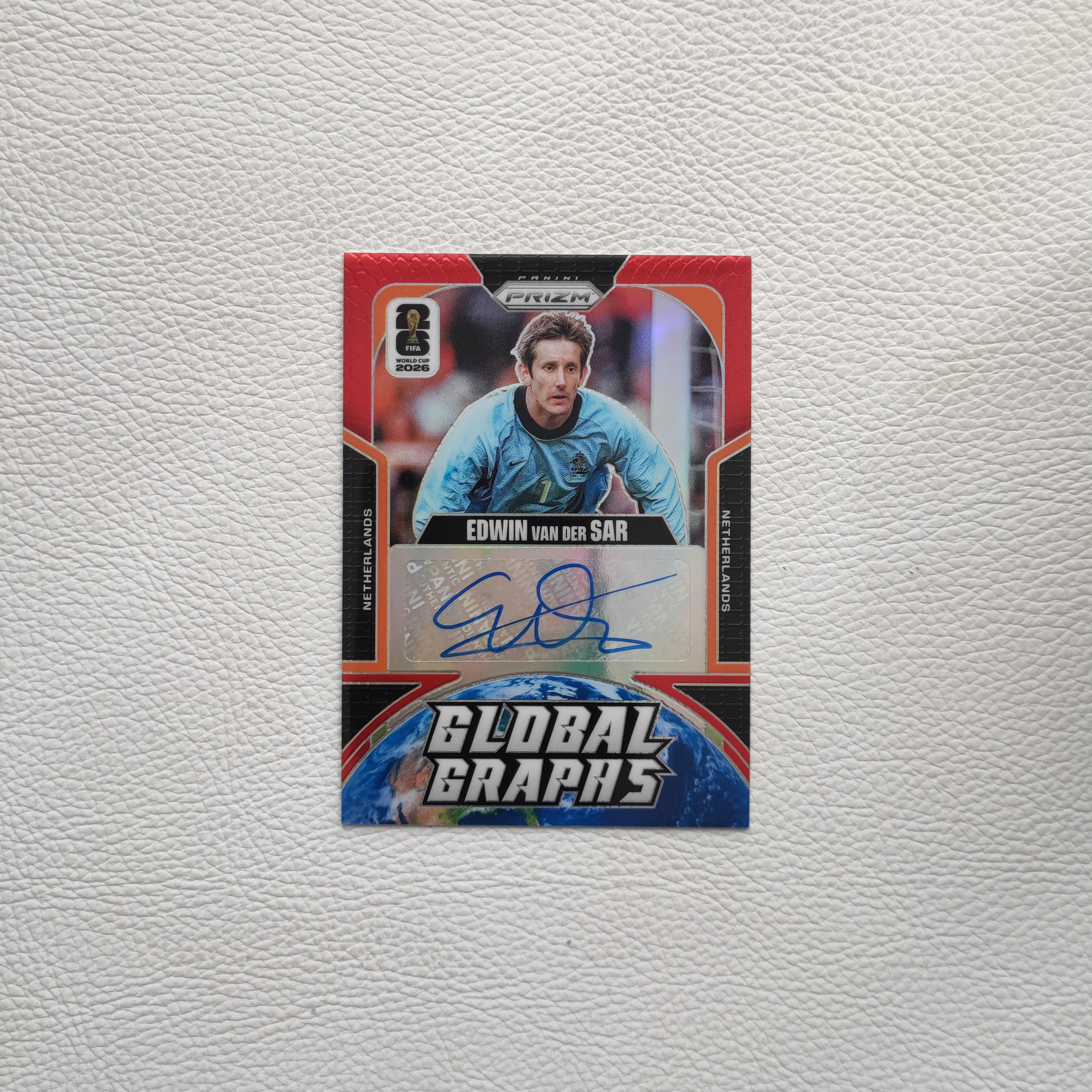 2026 Panini Prizm 世界杯 荷兰 范德萨 亲签 签名 签字 球星卡