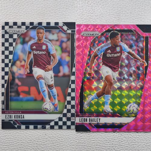 Panini Prizm 阿斯顿维拉 贝利 孔萨 球星卡