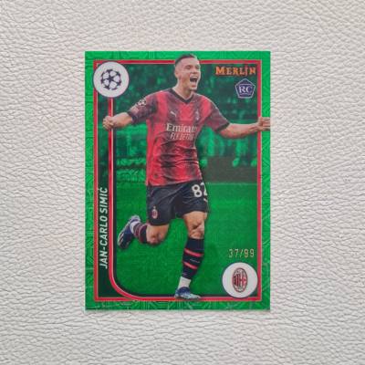 Topps Merlin AC米兰 西米奇 新秀RC 折射 球星卡