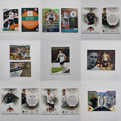 TOPPS PANINI 德国 巴拉克 小猪 克罗斯 各系列球星卡周边礼物