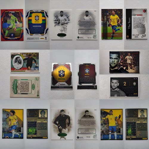 PANINI TOPPS 巴西国家队 阿利松 弟媳 阿尔维斯 限量 球星卡礼物