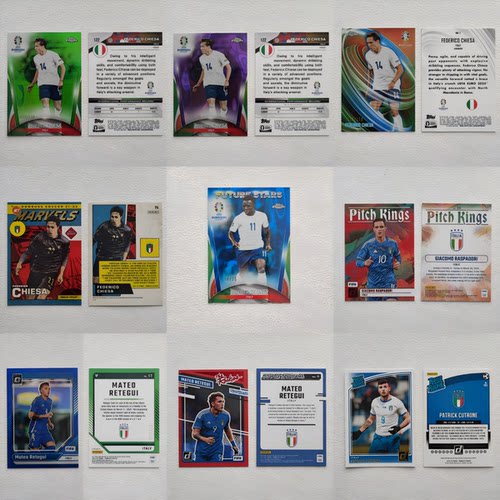 TOPPS PANINI 意大利 基耶萨 尼奥托 雷特吉各系列球星卡周边礼物