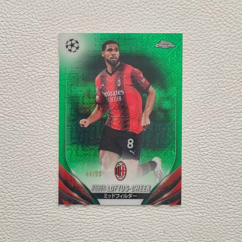 Topps Chrome 日版 AC米兰 奇克 99编限量 折射 球星卡