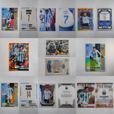 PANINI TOPPS 阿根廷国家队 恩佐 麦卡利斯特 限量球星卡周边礼物