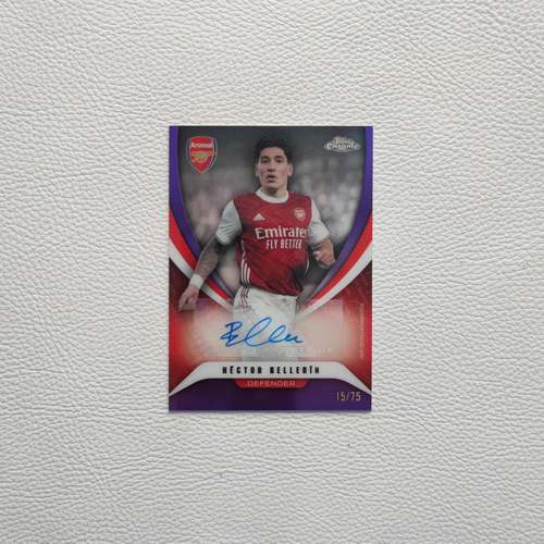 Topps Chrome Arsenal 元年 贝莱林 亲签 签名 球星卡 周边 礼物
