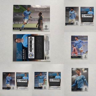 Topps 2021 欧冠竞技场元年 曼城 德布劳内 福登 加西亚 球星卡
