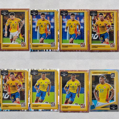 2026 Panini Donruss 世界杯 哥伦比亚 迪亚斯 J罗 球星卡 周边