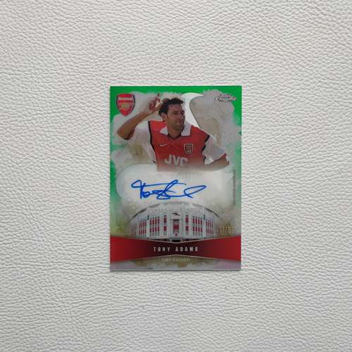 Topps Chrome Arsenal 元年 亚当斯 亲签 签名 球星卡 周边 礼物