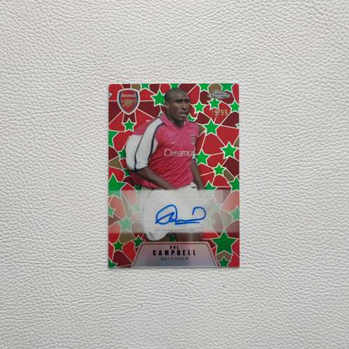 Topps Chrome Arsenal 元年 坎贝尔 亲签 签名 球星卡 周边 礼物