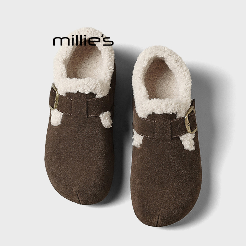 MILLIE'S/妙丽真皮勃肯鞋女