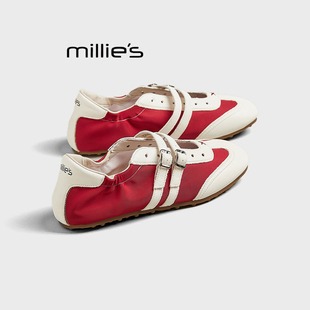 休闲德训鞋 妙丽圆头平底韩版 十足小众别致时尚 潮酷个性 MILLIE