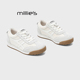 复古加绒休闲板鞋 妙丽厚底德训鞋 MILLIE 女冬季 新款 百搭运动鞋