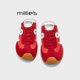 时尚 妙丽红色德训鞋 MILLIE 女2026春季 新款 百搭舒适透气休闲鞋