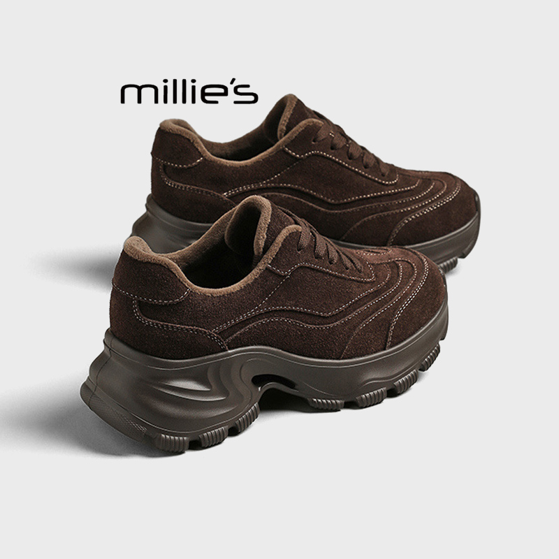 MILLIE'S/妙丽美拉德增高老爹鞋