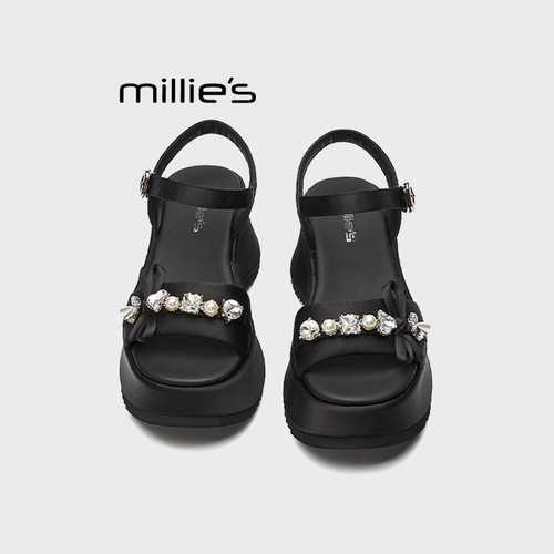 MILLIE'S/妙丽露趾休闲凉鞋女