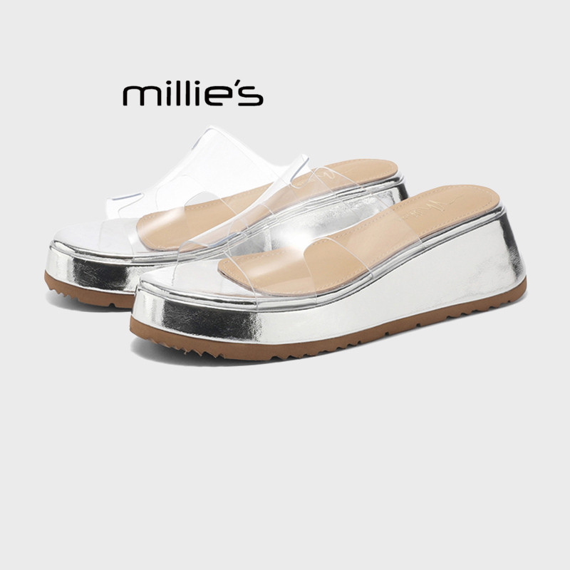 MILLIE'S/妙丽透明凉拖鞋