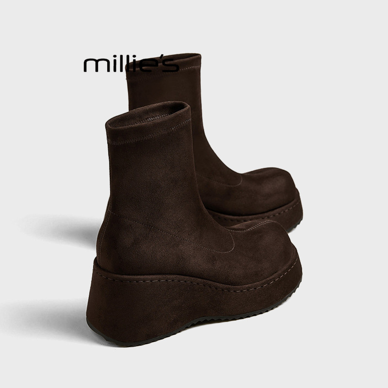 MILLIE'S/妙丽法式高跟瘦瘦靴