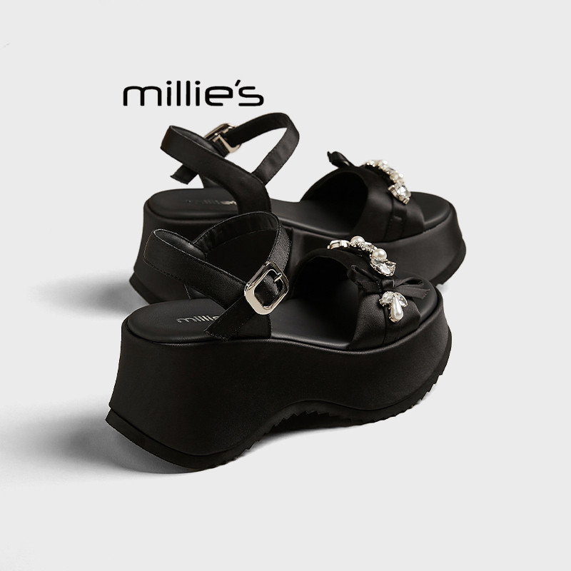 MILLIE'S/妙丽一字带凉鞋女图片