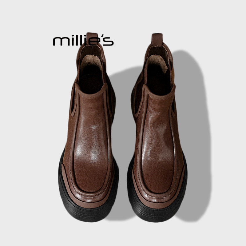 MILLIE'S/妙丽英伦风切尔西靴