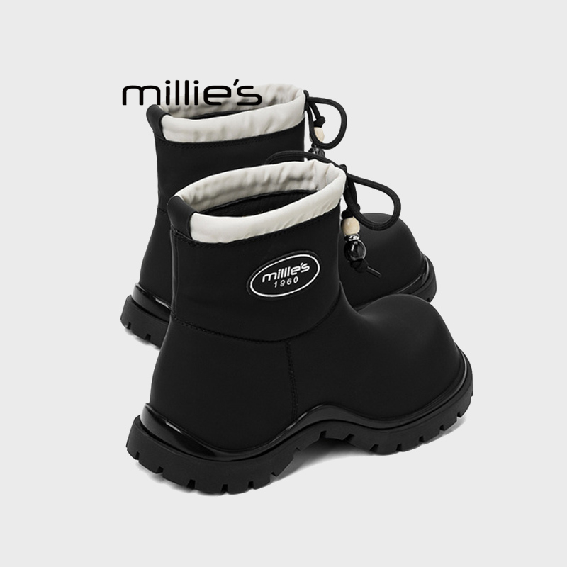 MILLIE'S/妙丽短筒靴套筒弹力靴