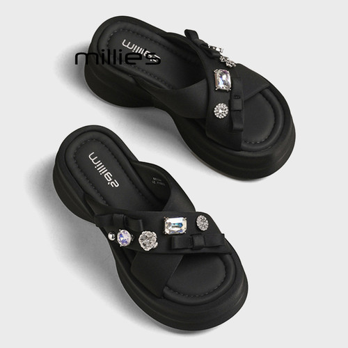 MILLIE'S/妙丽交叉绝美凉拖鞋