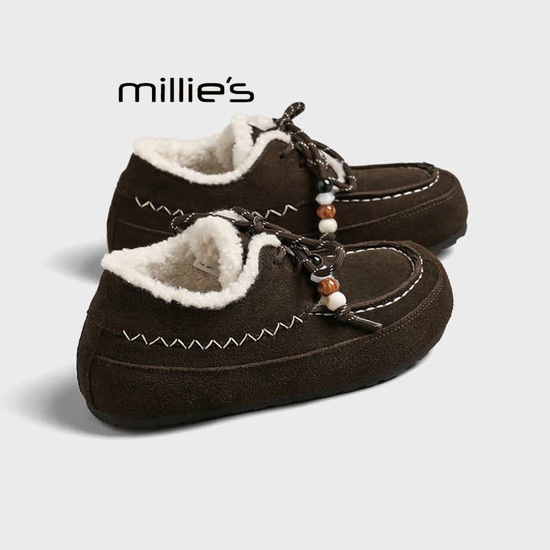 MILLIE'S/妙丽加绒保暖勃肯鞋女