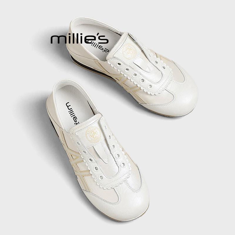 MILLIE'S/妙丽2026春季新款低帮雨鞋女百搭舒适一脚蹬软底防滑鞋Z