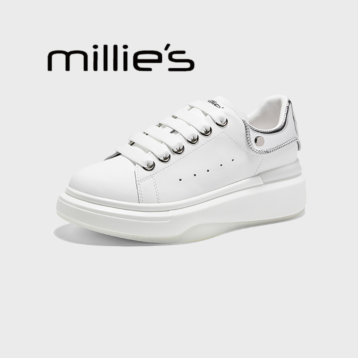 松糕增高小白鞋厚底板鞋低帮鞋