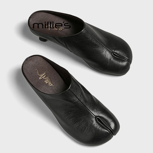 MILLIE'S/妙丽复古猪蹄分趾鞋