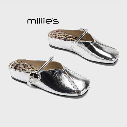 MILLIE'S/妙丽绝美包头半拖鞋