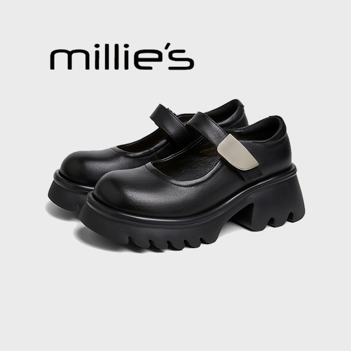 MILLIE'S/妙丽甜美学院风小皮鞋