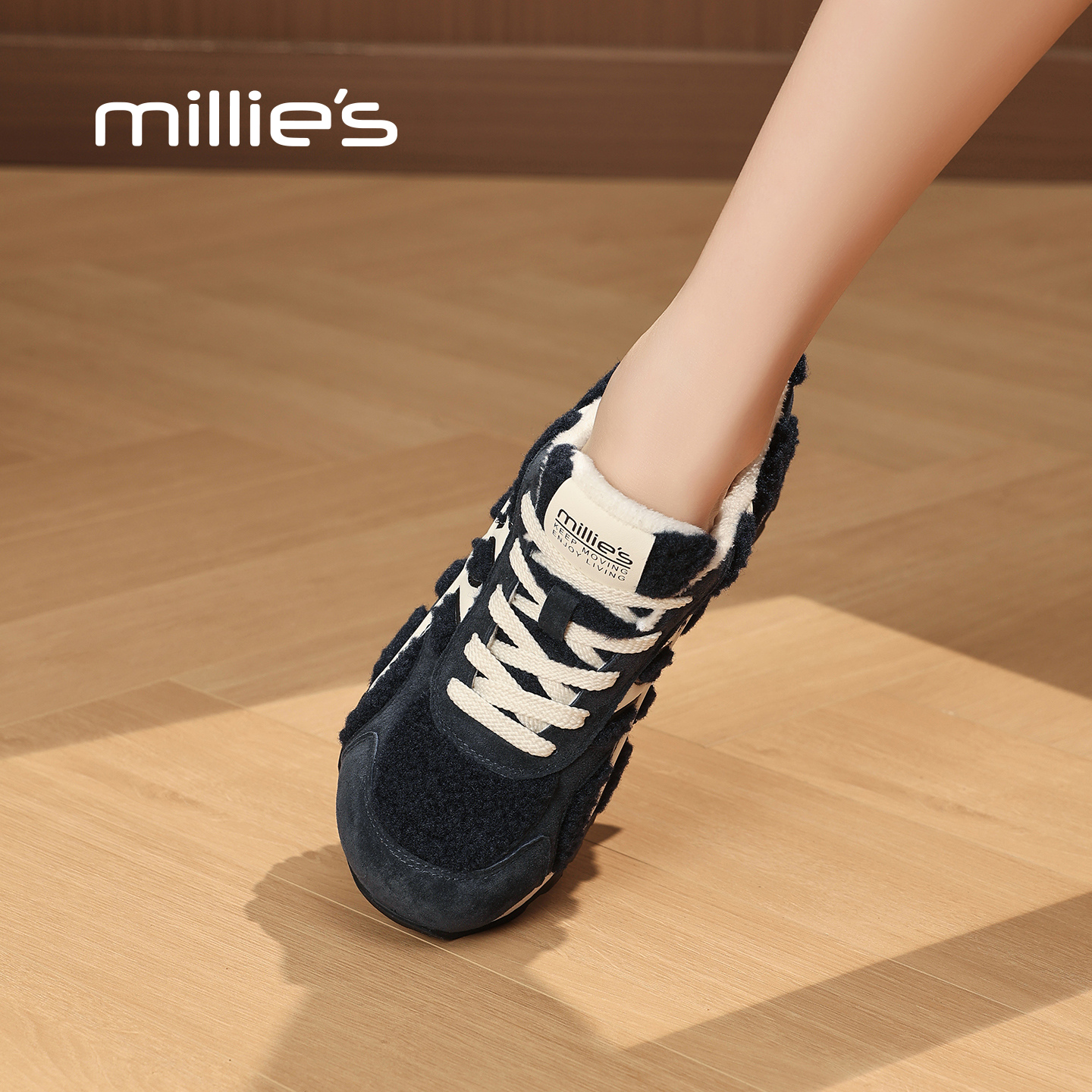 MILLIE'S/妙丽阿甘加绒保暖女鞋