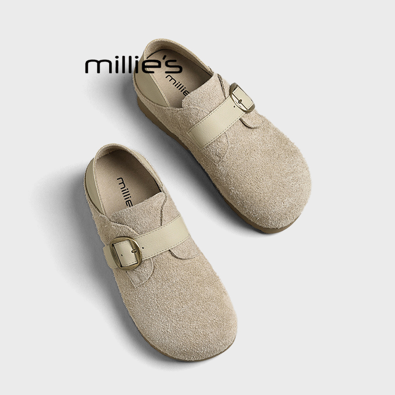 MILLIE'S/妙丽真皮勃肯鞋