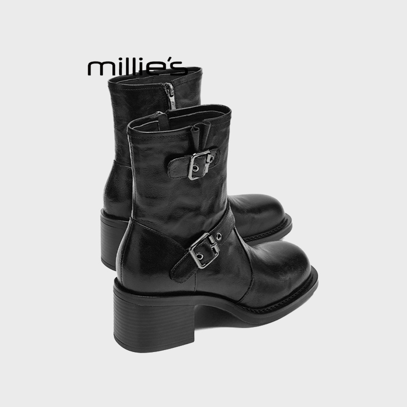 MILLIE'S/妙丽英伦风短靴