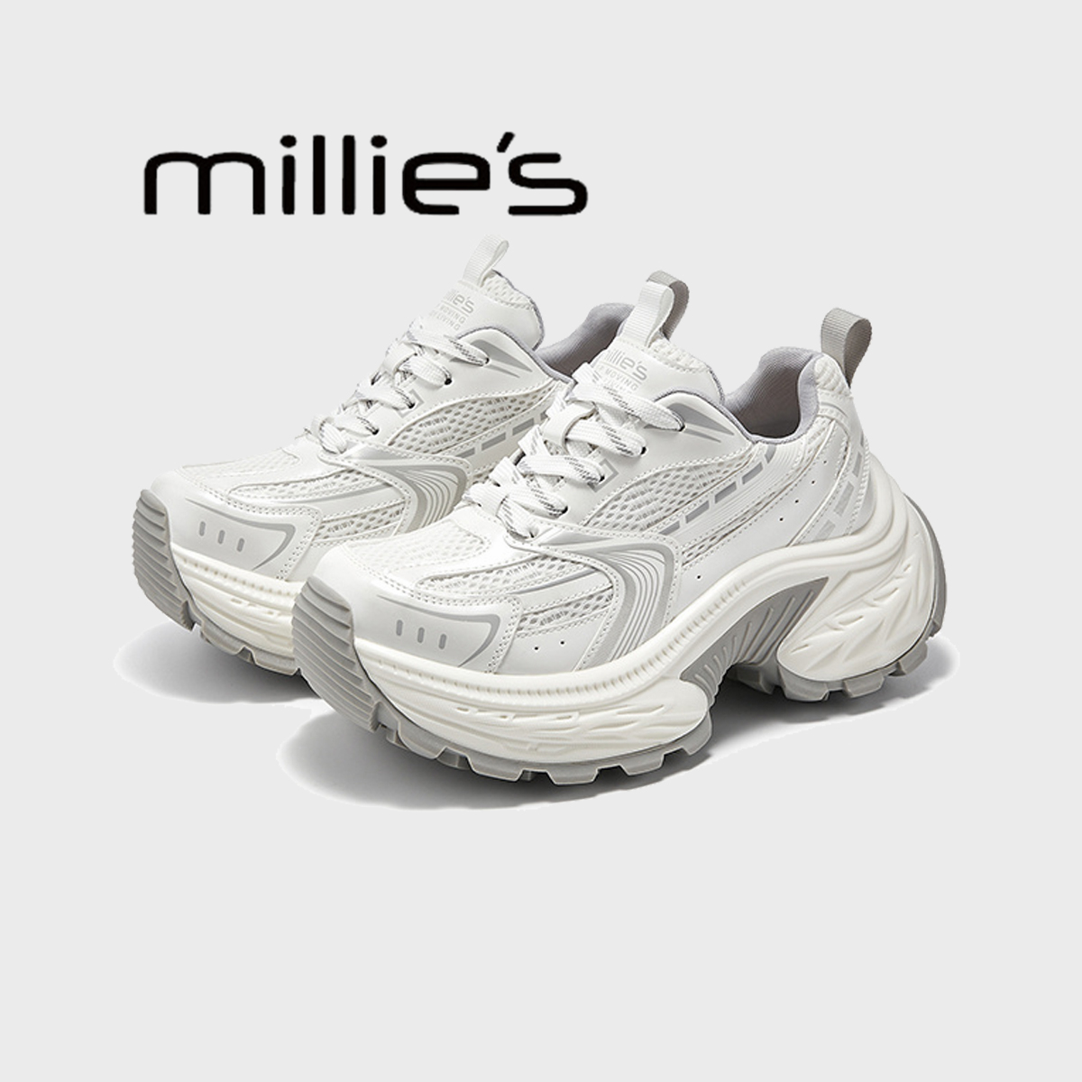 MILLIE'S/妙丽厚底老爹鞋春