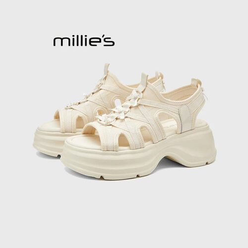 MILLIE'S/妙丽厚底罗马凉鞋女款