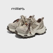 运动休闲鞋 妙丽厚底欧美风格 女2026春季 MILLIE 时尚 雨鞋 新款