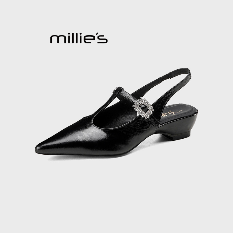 MILLIE'S/妙丽法式包头凉鞋