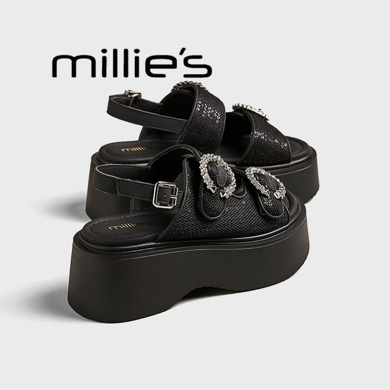 MILLIE'S/妙丽超好看时尚凉鞋女