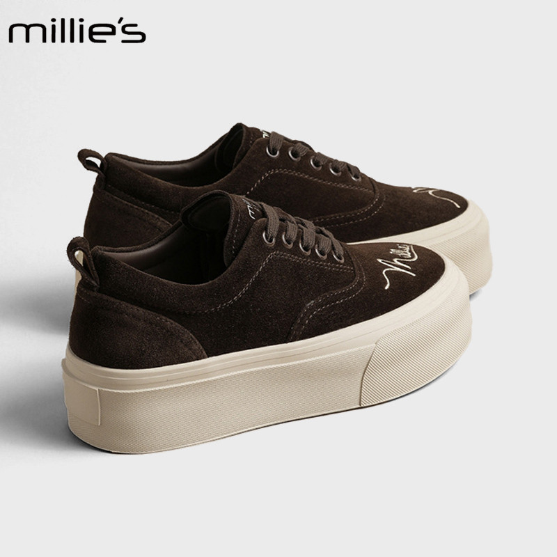 MILLIE'S/妙丽美拉德厚底板鞋