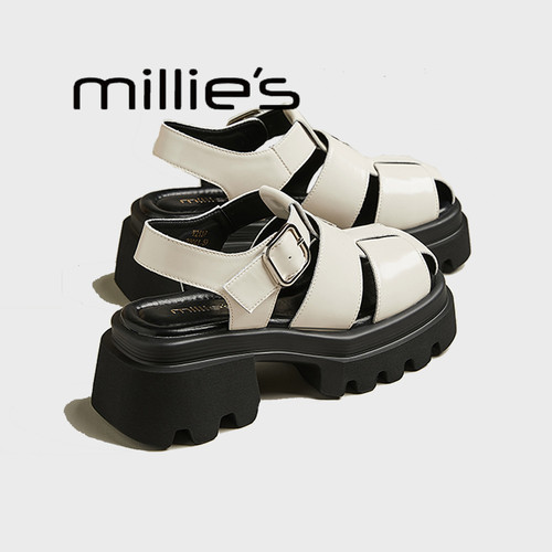 MILLIE'S/妙丽厚底罗马凉鞋女款